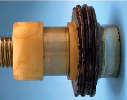 Delta Tone + Delta Seal — part after the stress corrosion cracking test