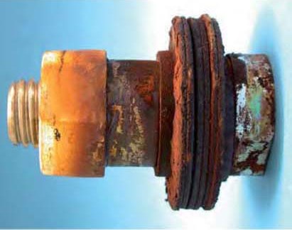 Oiled — part after the stress corrosion cracking test