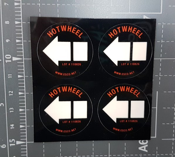 Indicador de temperatura Wheel Check en una rueda de vehículo