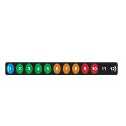 Termómetro LCD para nevera de 12 niveles (sobres 10 unid)