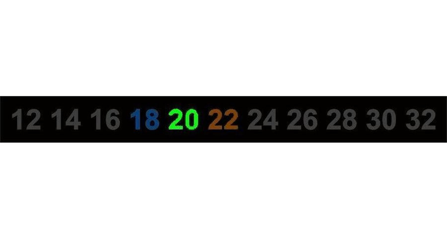 Thermometers for calendars (pack)