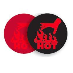 Hand Hot safety temperature indicator (pack 10 units)
