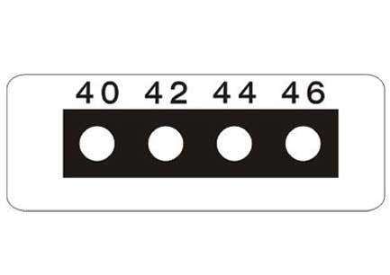 4-level micro irreversible thermometer (pack 10 units)