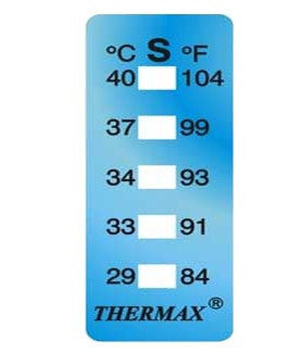 5-level irreversible thermometer (pack 10 units)
