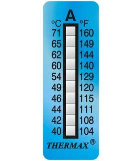 10-level irreversible thermometer (pack 10 units)