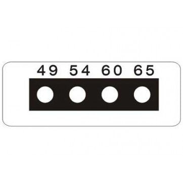 4-level micro irreversible thermometer (pack 10 units)