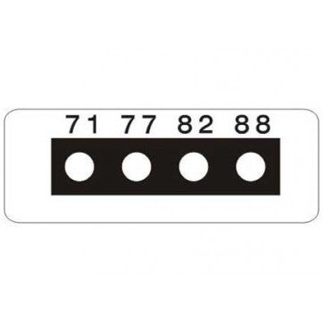 4-level micro irreversible thermometer (pack 10 units)