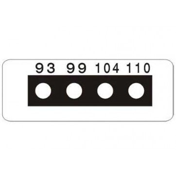 4-level micro irreversible thermometer (pack 10 units)