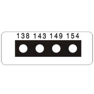 4-level micro irreversible thermometer (pack 10 units)