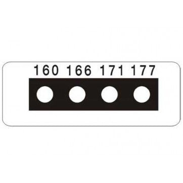 4-level micro irreversible thermometer (pack 10 units)
