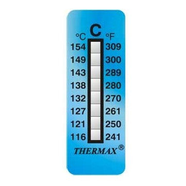 8-level irreversible thermometers (pack 10 units)