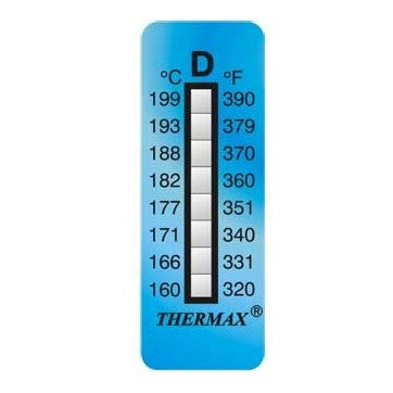 8-level irreversible thermometers (pack 10 units)