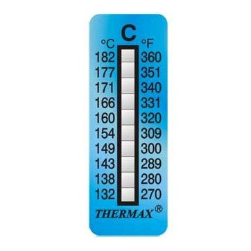 10-level irreversible thermometer (pack 10 units)