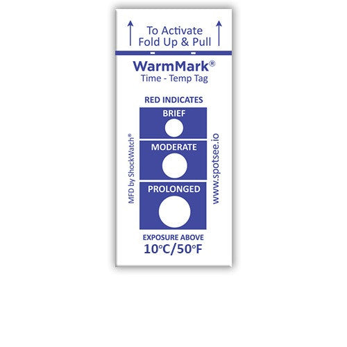 WarmMark Time and Temperature (pack 100 units)
