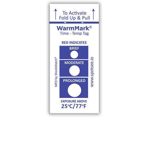 WarmMark Time and Temperature (pack 100 units)