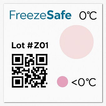 FREEZESAFE temperature drop indicator (pack 100 units)