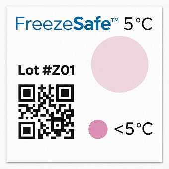 FREEZESAFE temperature drop indicator (pack 100 units)