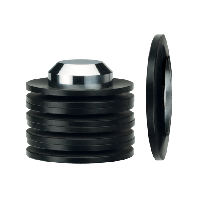 DIN 2093 / DIN EN 16983 phosphated disc springs stacked in a series-parallel combination