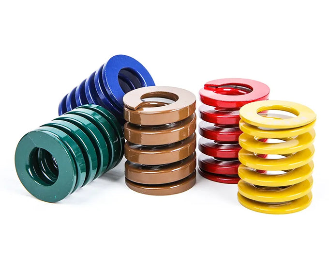 5 series of ISO 10243 helical springs by colour · increasing load