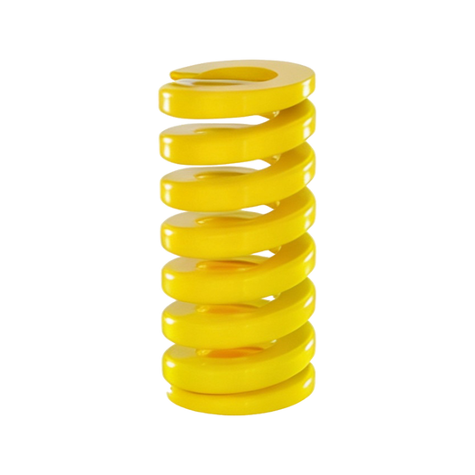 Helical spring - Yellow - De 63 mm and Lo 127 mm
