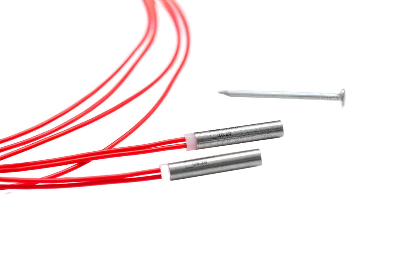 Cartuchos calefactores bipolares de Ø 4,0 / 4,5 mm con cables de níquel aislados en PTFE