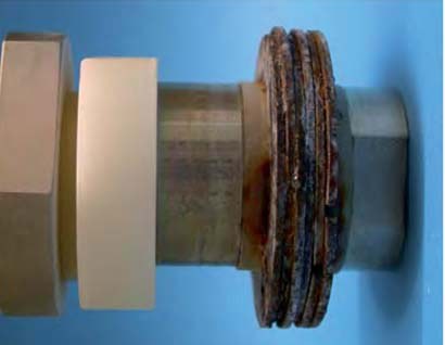 Delta Tone + Delta Seal — part after the stress corrosion cracking test