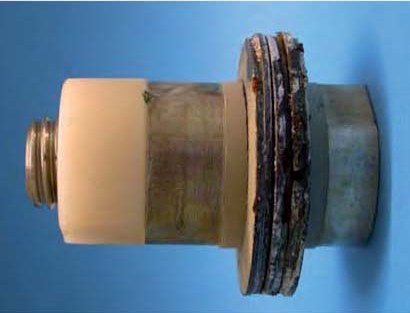Water-thinned paint — part after the stress corrosion cracking test