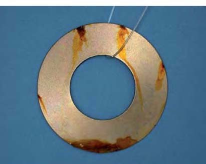 Nickel plating — tras 4 ciclos VDA 621-415